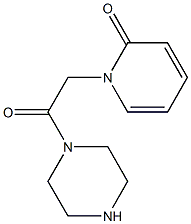 1-(2-oxo-2-piperazin-1-ylethyl)pyridin-2(1H)-one Struktur