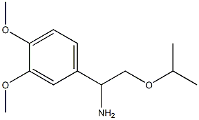 1-(3,4-dimethoxyphenyl)-2-(propan-2-yloxy)ethan-1-amine Struktur