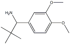 1-(3,4-dimethoxyphenyl)-2,2-dimethylpropan-1-amine Struktur