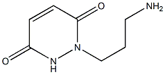 1-(3-aminopropyl)-1,2-dihydropyridazine-3,6-dione Struktur