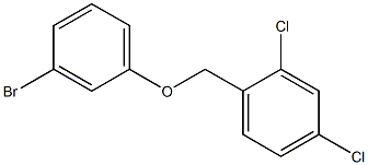 1-(3-bromophenoxymethyl)-2,4-dichlorobenzene Struktur