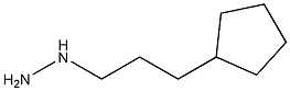 1-(3-cyclopentylpropyl)hydrazine Struktur