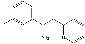 1-(3-fluorophenyl)-2-(pyridin-2-yl)ethan-1-amine Struktur