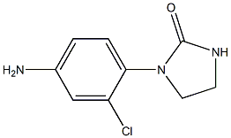 1-(4-amino-2-chlorophenyl)imidazolidin-2-one Struktur