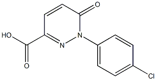 1-(4-chlorophenyl)-6-oxo-1,6-dihydropyridazine-3-carboxylic acid Struktur