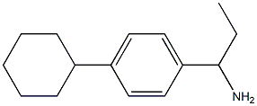 1-(4-cyclohexylphenyl)propan-1-amine Struktur