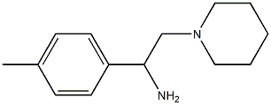 1-(4-methylphenyl)-2-piperidin-1-ylethanamine Struktur