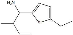 1-(5-ethylthiophen-2-yl)-2-methylbutan-1-amine Struktur