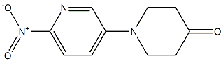 1-(6-nitropyridin-3-yl)piperidin-4-one Struktur