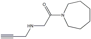 1-(azepan-1-yl)-2-(prop-2-yn-1-ylamino)ethan-1-one Struktur