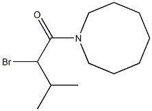 1-(azocan-1-yl)-2-bromo-3-methylbutan-1-one Struktur