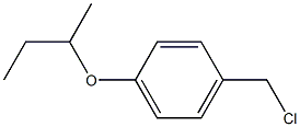 1-(butan-2-yloxy)-4-(chloromethyl)benzene Struktur