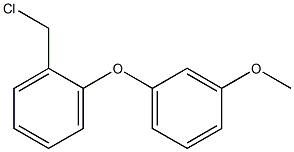 1-(chloromethyl)-2-(3-methoxyphenoxy)benzene Struktur