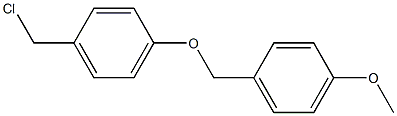 1-(chloromethyl)-4-[(4-methoxyphenyl)methoxy]benzene Struktur