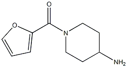 1-(furan-2-ylcarbonyl)piperidin-4-amine Struktur