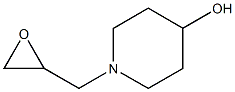 1-(oxiran-2-ylmethyl)piperidin-4-ol Struktur