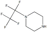 1-(pentafluoroethyl)piperazine Struktur