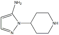 1-(piperidin-4-yl)-1H-pyrazol-5-amine Struktur