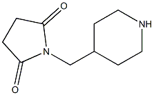 1-(piperidin-4-ylmethyl)pyrrolidine-2,5-dione Struktur