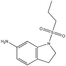 1-(propane-1-sulfonyl)-2,3-dihydro-1H-indol-6-amine Struktur