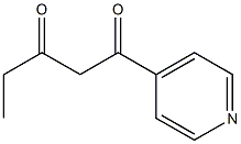 1-(pyridin-4-yl)pentane-1,3-dione Struktur