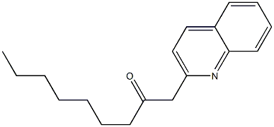 1-(quinolin-2-yl)nonan-2-one Struktur