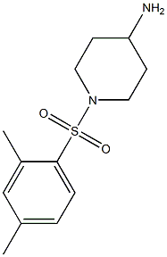 1-[(2,4-dimethylbenzene)sulfonyl]piperidin-4-amine Struktur