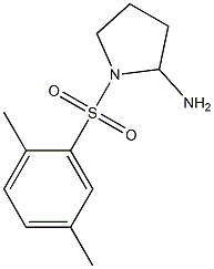 1-[(2,5-dimethylbenzene)sulfonyl]pyrrolidin-2-amine Struktur