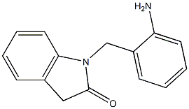 1-[(2-aminophenyl)methyl]-2,3-dihydro-1H-indol-2-one Struktur