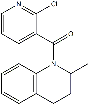 1-[(2-chloropyridin-3-yl)carbonyl]-2-methyl-1,2,3,4-tetrahydroquinoline Struktur