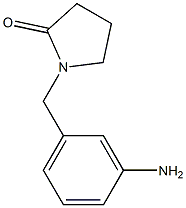 1-[(3-aminophenyl)methyl]pyrrolidin-2-one Struktur