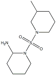 1-[(3-methylpiperidine-1-)sulfonyl]piperidin-2-amine Struktur