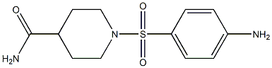 1-[(4-aminophenyl)sulfonyl]piperidine-4-carboxamide Struktur