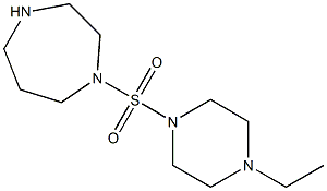 1-[(4-ethylpiperazine-1-)sulfonyl]-1,4-diazepane Struktur