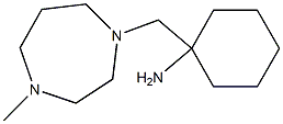 1-[(4-methyl-1,4-diazepan-1-yl)methyl]cyclohexan-1-amine Struktur