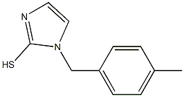 1-[(4-methylphenyl)methyl]-1H-imidazole-2-thiol Struktur