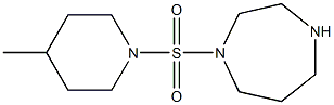 1-[(4-methylpiperidine-1-)sulfonyl]-1,4-diazepane Struktur