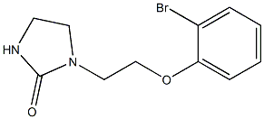 1-[2-(2-bromophenoxy)ethyl]imidazolidin-2-one Struktur