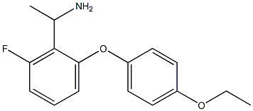 1-[2-(4-ethoxyphenoxy)-6-fluorophenyl]ethan-1-amine Struktur