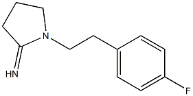 1-[2-(4-fluorophenyl)ethyl]pyrrolidin-2-imine Struktur