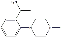 1-[2-(4-methylpiperazin-1-yl)phenyl]ethan-1-amine Struktur