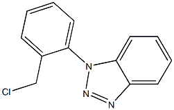 1-[2-(chloromethyl)phenyl]-1H-1,2,3-benzotriazole Struktur