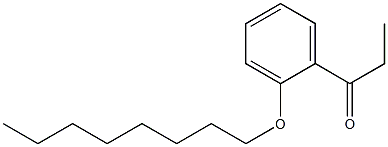 1-[2-(octyloxy)phenyl]propan-1-one Struktur