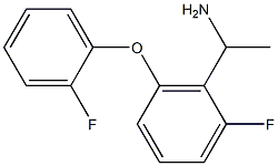 1-[2-fluoro-6-(2-fluorophenoxy)phenyl]ethan-1-amine Struktur