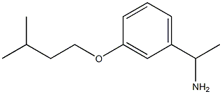 1-[3-(3-methylbutoxy)phenyl]ethanamine Struktur