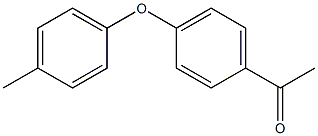 1-[4-(4-methylphenoxy)phenyl]ethan-1-one Struktur