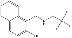 1-{[(2,2,2-trifluoroethyl)amino]methyl}-2-naphthol Struktur