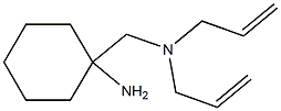 1-{[bis(prop-2-en-1-yl)amino]methyl}cyclohexan-1-amine Struktur