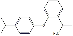 1-{2-[4-(propan-2-yl)phenoxy]phenyl}ethan-1-amine Struktur