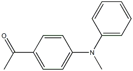 1-{4-[methyl(phenyl)amino]phenyl}ethan-1-one Struktur